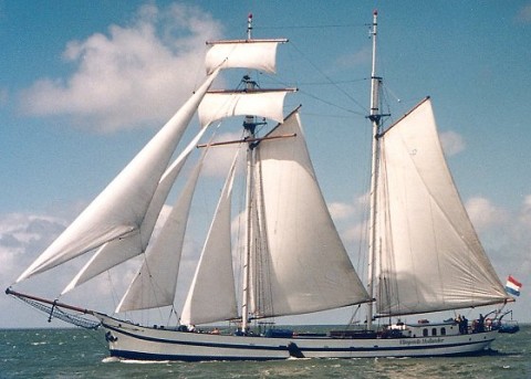 Topzeilschoener Vliegende hollander • Kampen • Markermeer, IJsselmeer