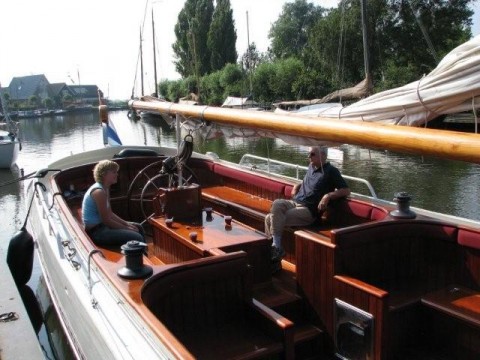 open kajuit skutsje Nieuwe Liefde • Heeg • Friese Meren, IJsselmeer, Hollandse plassen